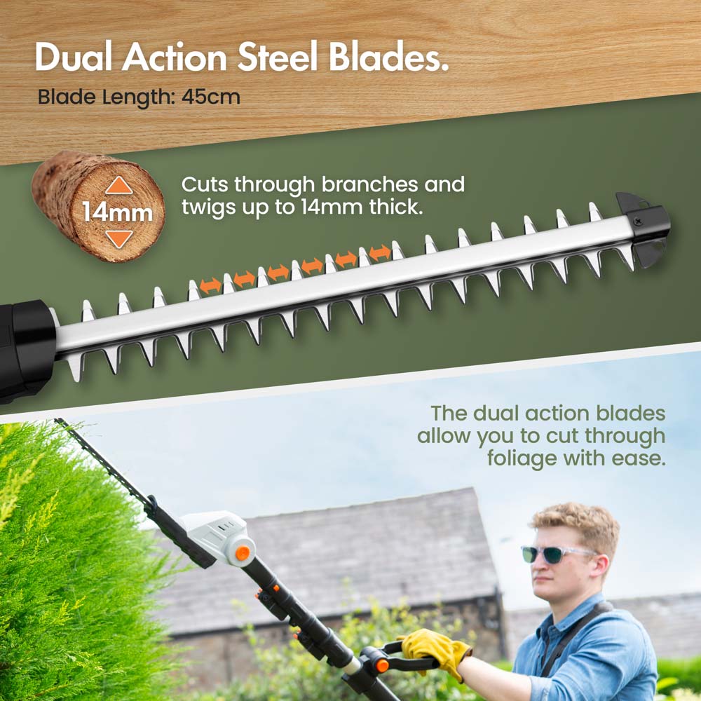 G-Series Cordless Pole Hedge Trimmer