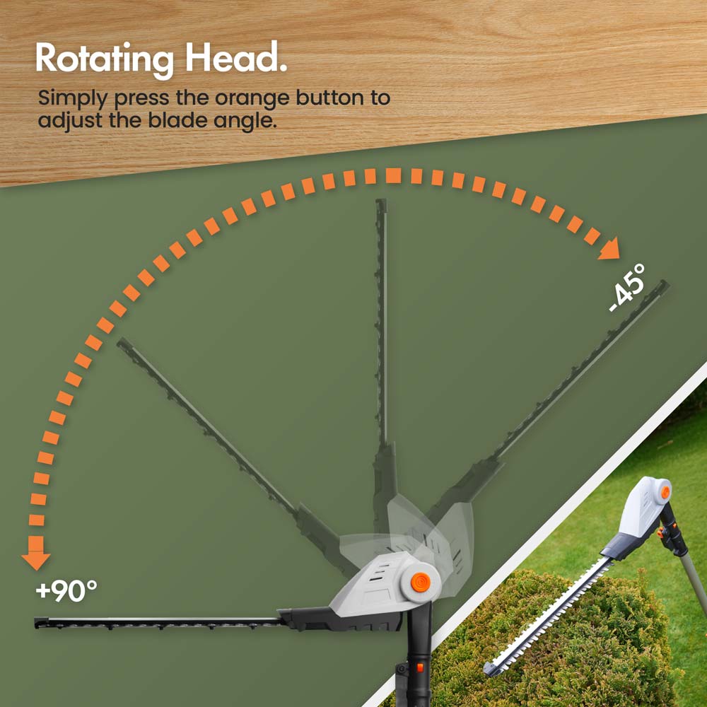 G-Series Cordless Pole Hedge Trimmer