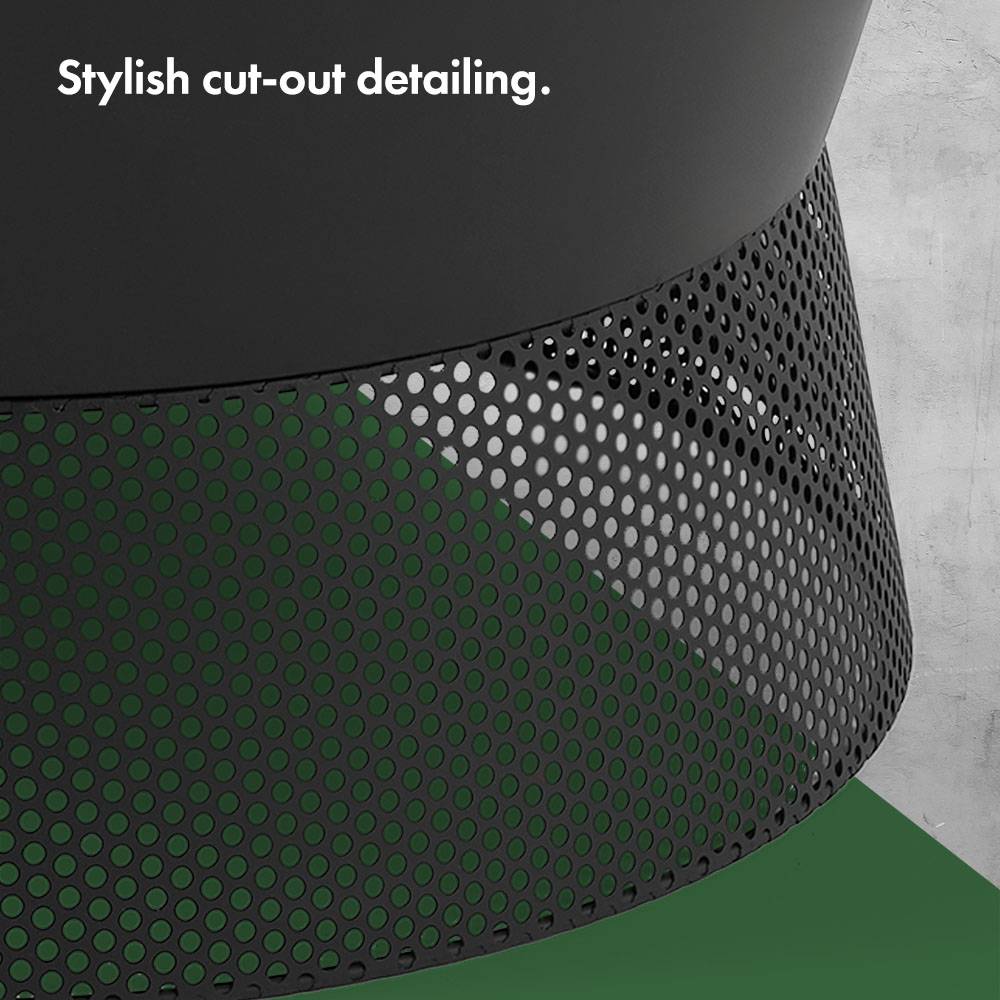 Round Fire Pit with Mesh Base