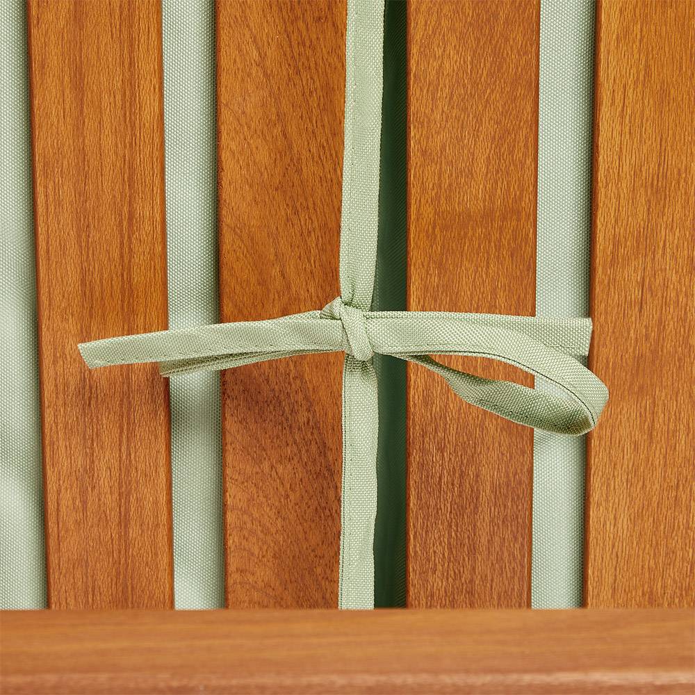 Sage Green Padded Outdoor Bench Cushion