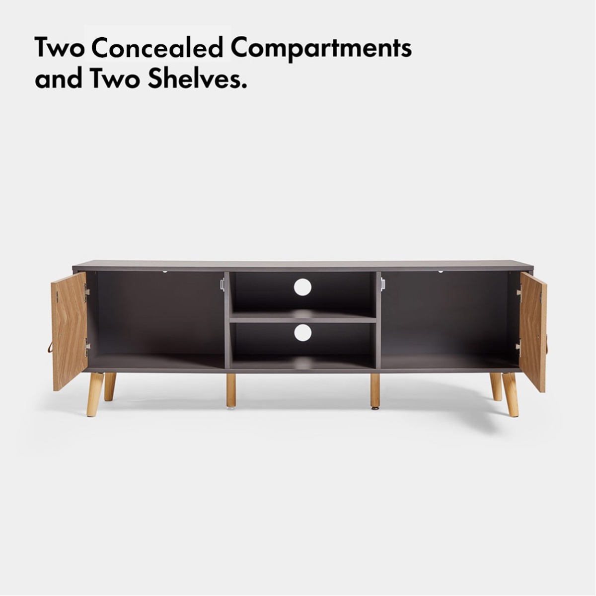 Herringbone TV Unit 