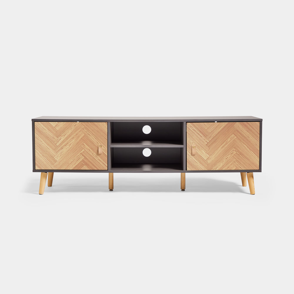 Herringbone TV Unit 