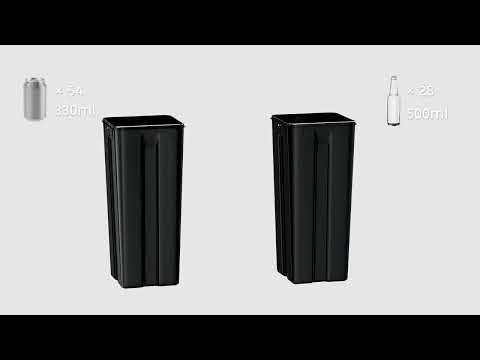 VonHaus 60L Double Pedal Kitchen Bin Black | Silver | Cream | Sage Green