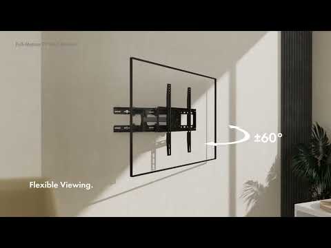 How to mount a TV with a swivel cantilever bracket #tv #mediawall #television #mounting