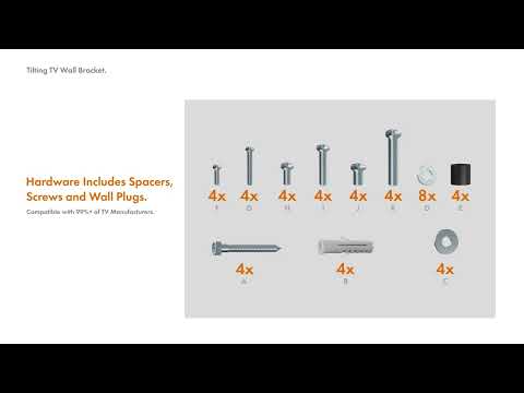 How to install a Tilt TV Bracket on any type of wall #tv #mediawall #television #guide #stepbystep