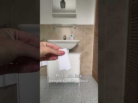 Small Bathroom Hack: Maximise Storage with an Undersink Unit #bathroomfurniture #bathroomstorage