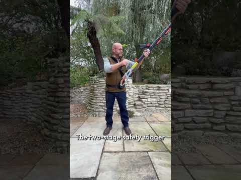 How to use the Vonhaus G-Series Cordless Pole Hedge Trimmer #hedgetrimmer #hedgecutting #stepbystep