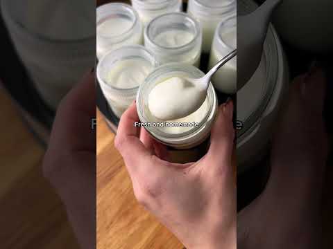 How to make yoghurt at home? Easily make your own homemade yoghurt with a Vonshef yoghurt maker machine! #yoghurtrecipe #kitchengadgets #kitchenappliance #snack