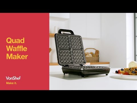 VonHaus Quad Waffle Maker