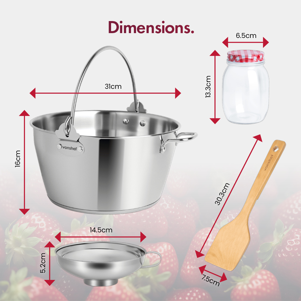 9L Maslin Pan & Jam Set