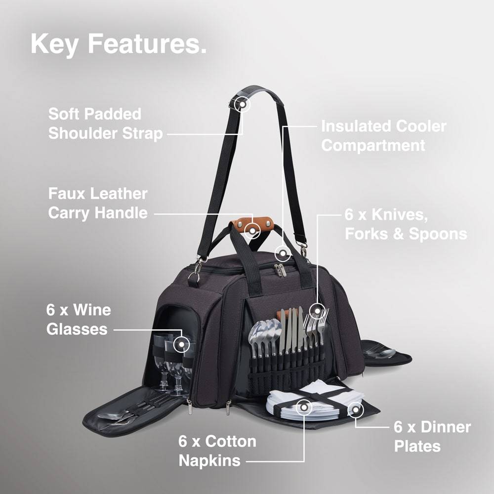 6 Person Ash Picnic Holdall