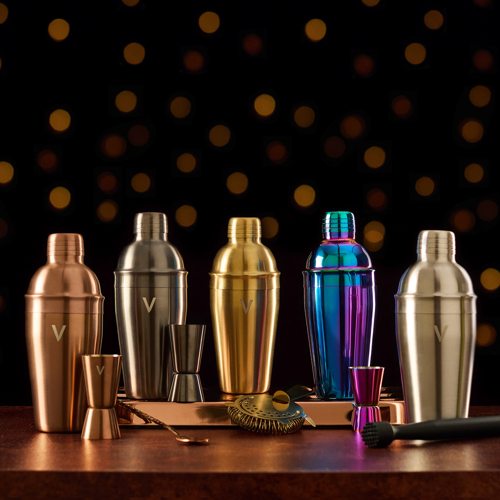 Manhattan Copper Cocktail Shaker Set – 5 Piece