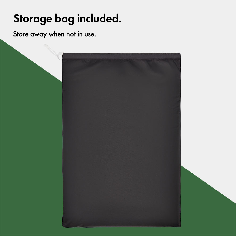 Garden Furniture Cover Black (H) 85cm x (W) 250cm 