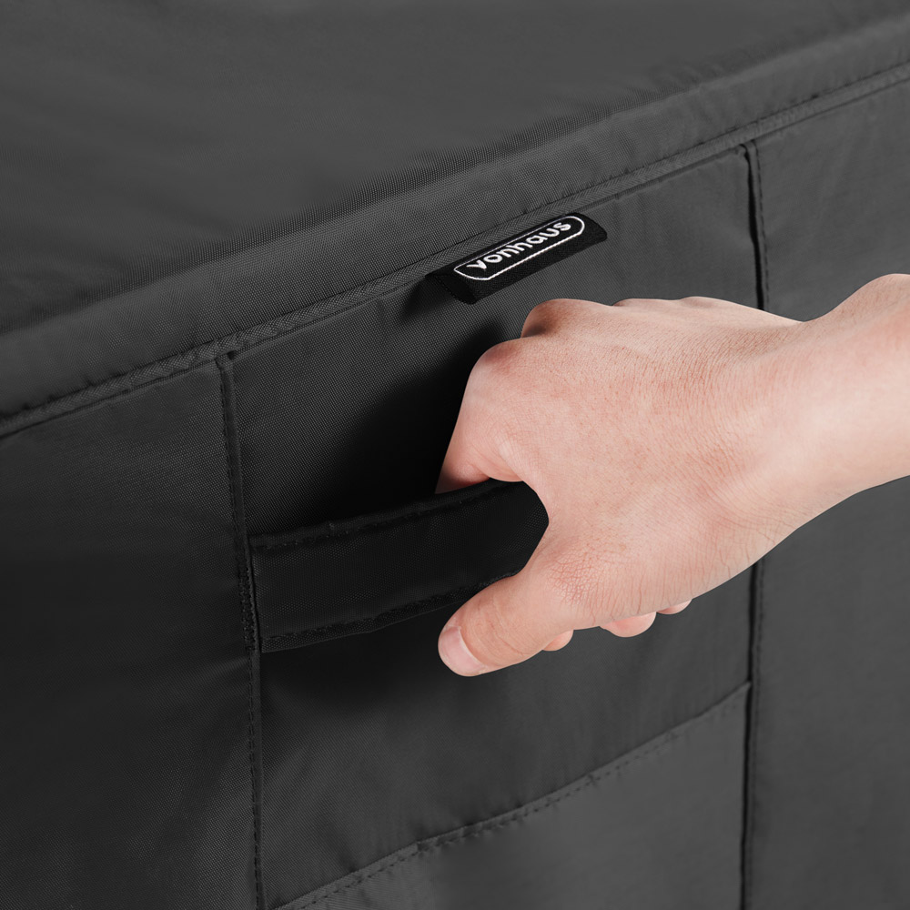 Garden Furniture Cover Black (H) 85cm x (W) 250cm 