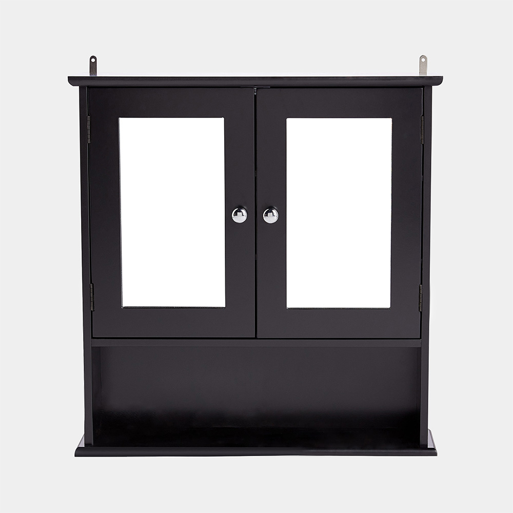 Shrewsbury Black Mirrored Bathroom Cabinet