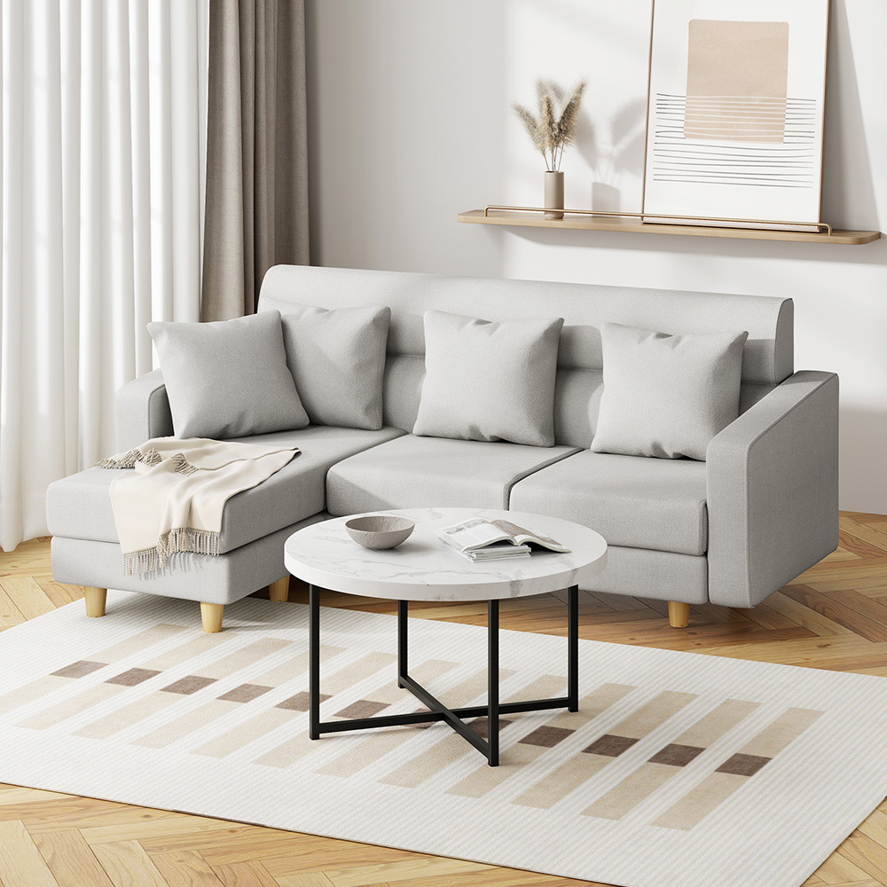 Mosley Faux Marble Coffee Table