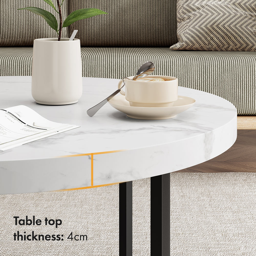 Mosley Faux Marble Coffee Table