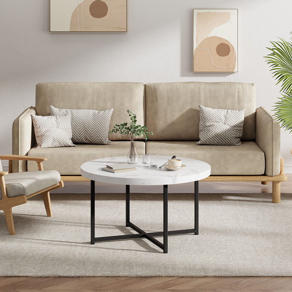 Mosley Faux Marble Coffee Table