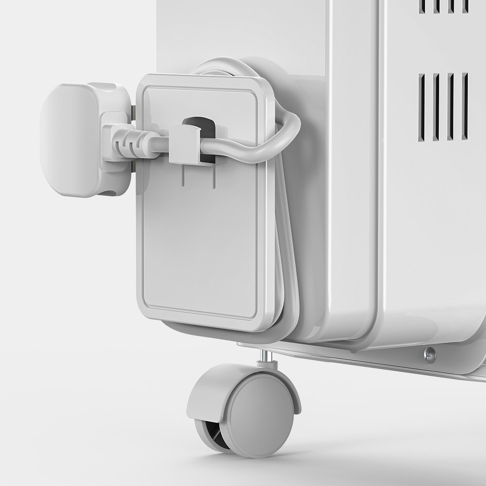 9 Fin Oil Filled Radiator 2000W - White 