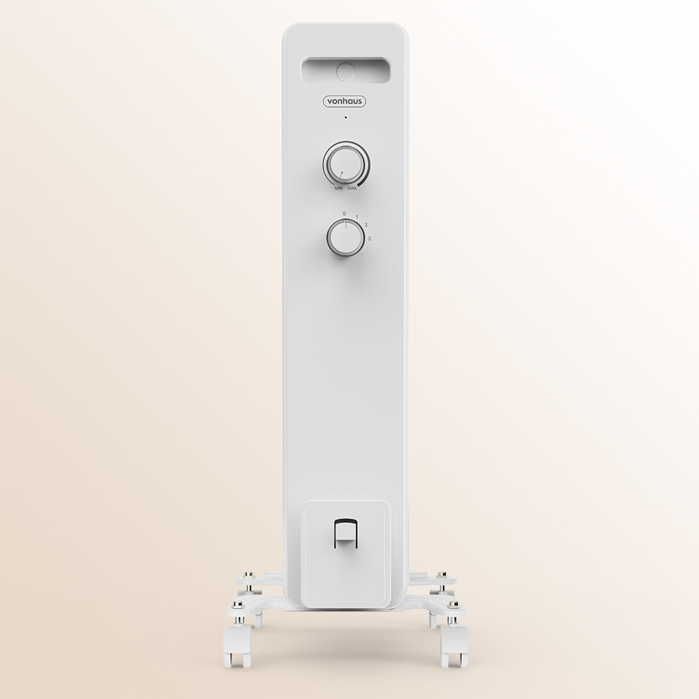 7 Fin Oil Filled Radiator 1500W - White