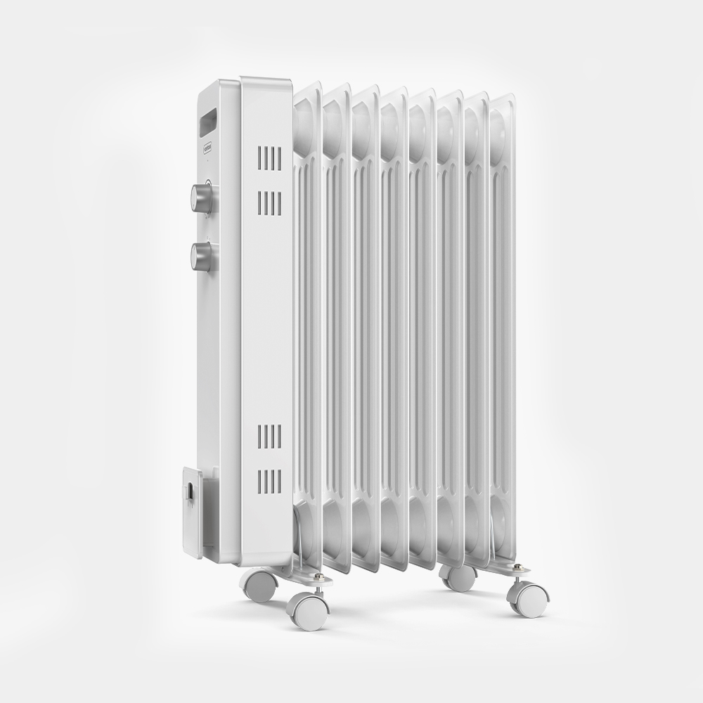 9 Fin Oil Filled Radiator 2000W - White 