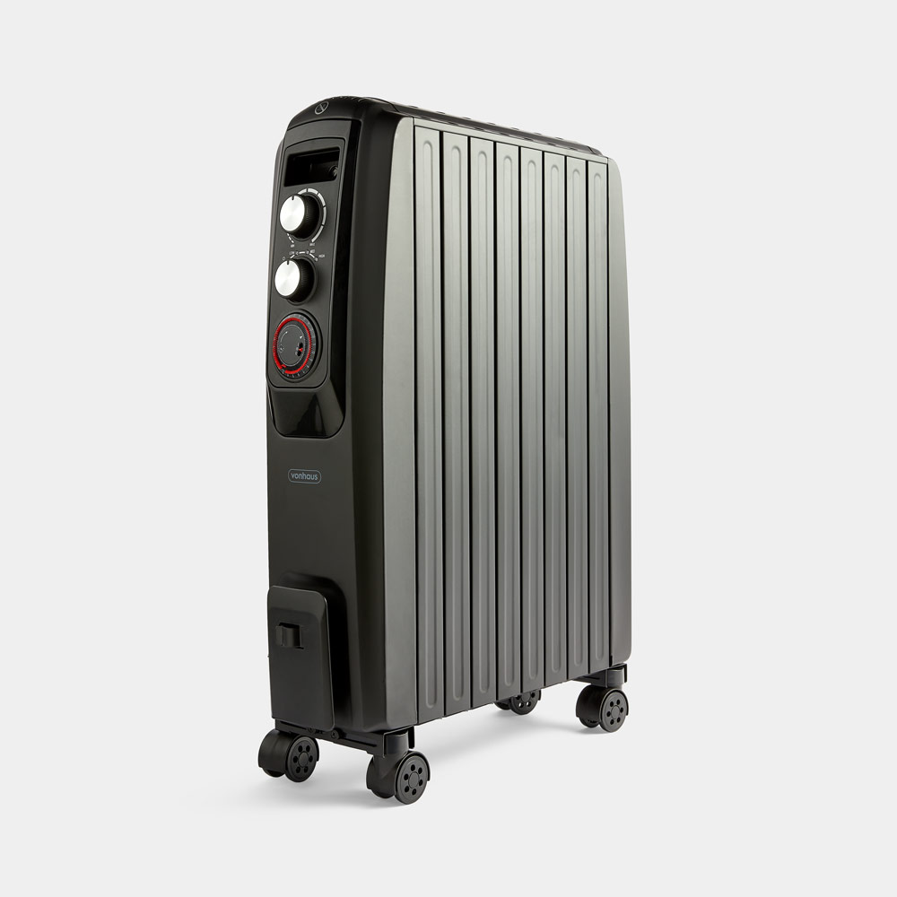 Oil Filled Radiator with Closed Fins - 2000W