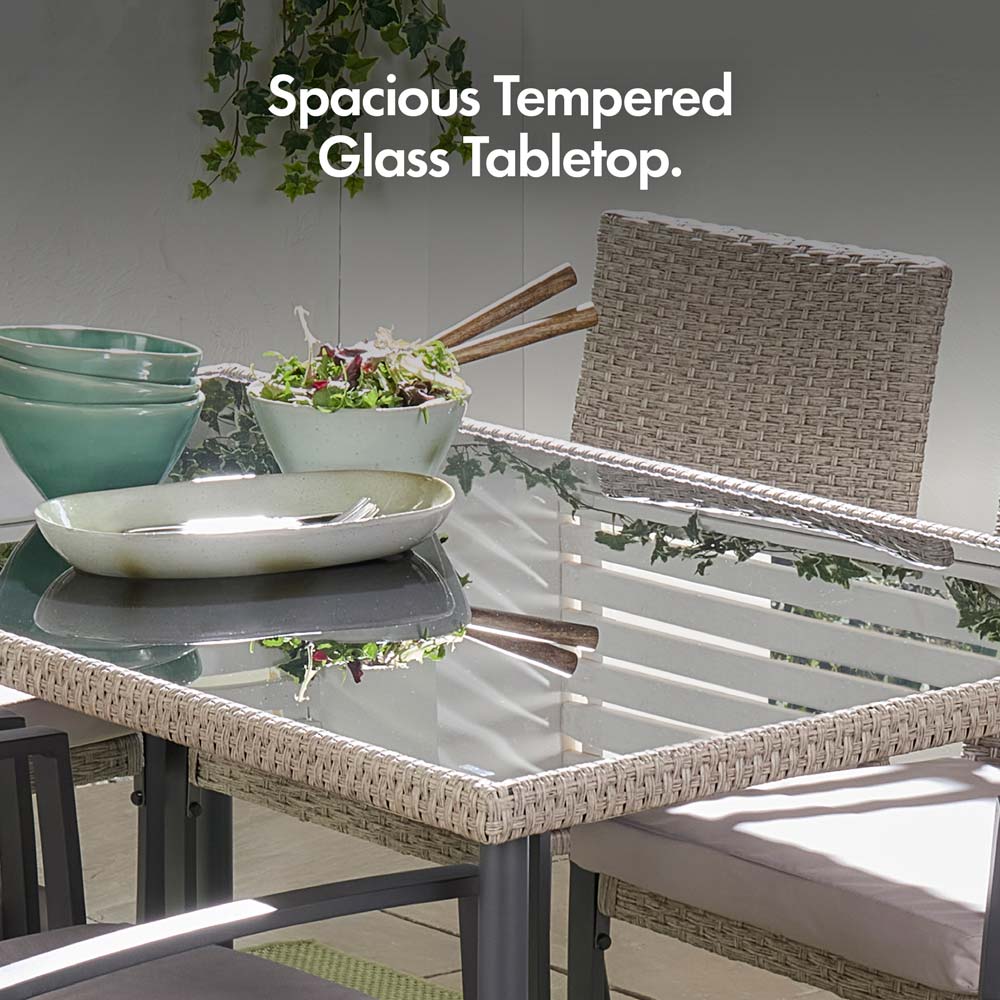 Alba 6 Seater Garden Dining Set