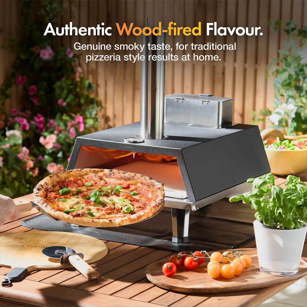 Pellet Pizza Oven with Accessories 
