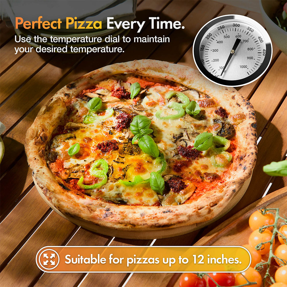 Pellet Pizza Oven with Accessories 