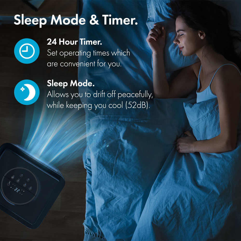 Portable Air Conditioner with 5 Modes – 7000BTU