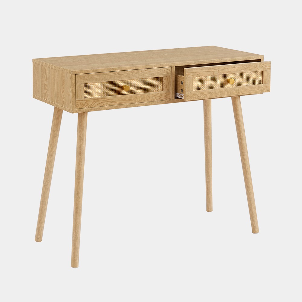 Sienna Rattan Dressing Table Desk 