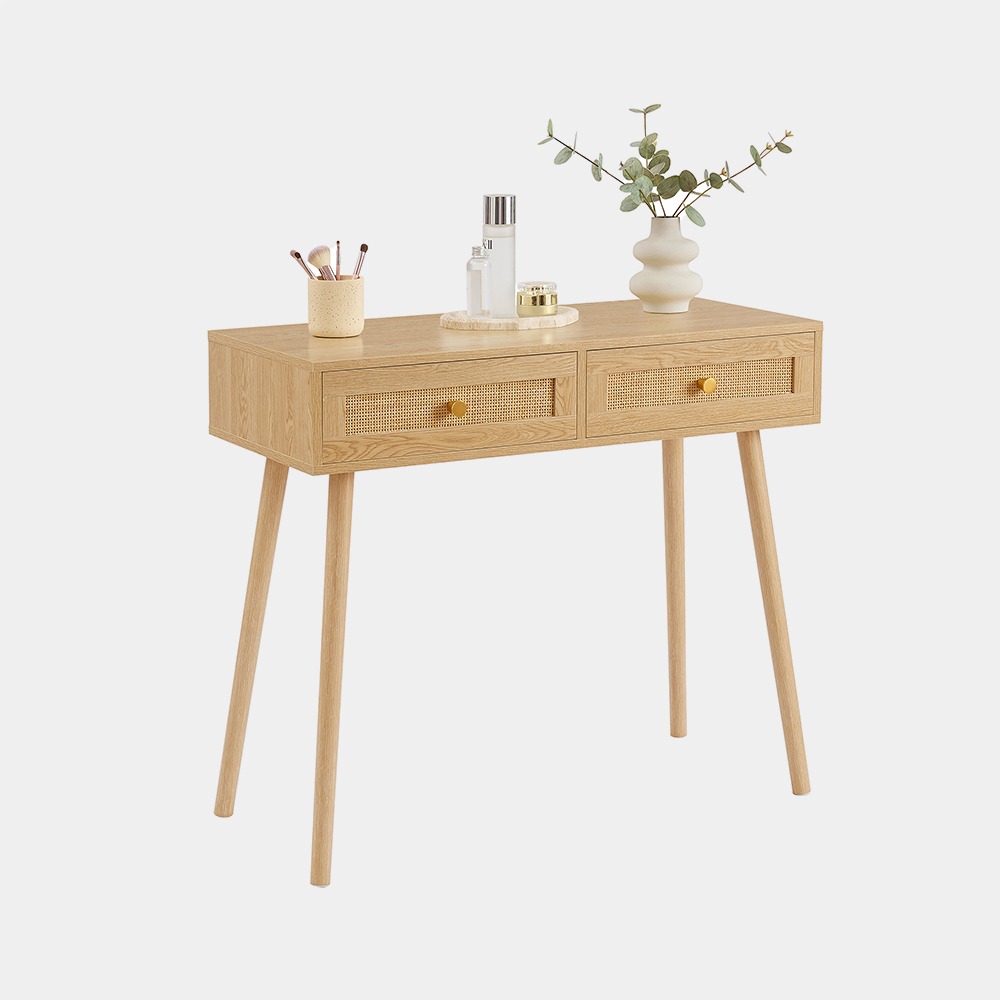 Sienna Rattan Dressing Table Desk 