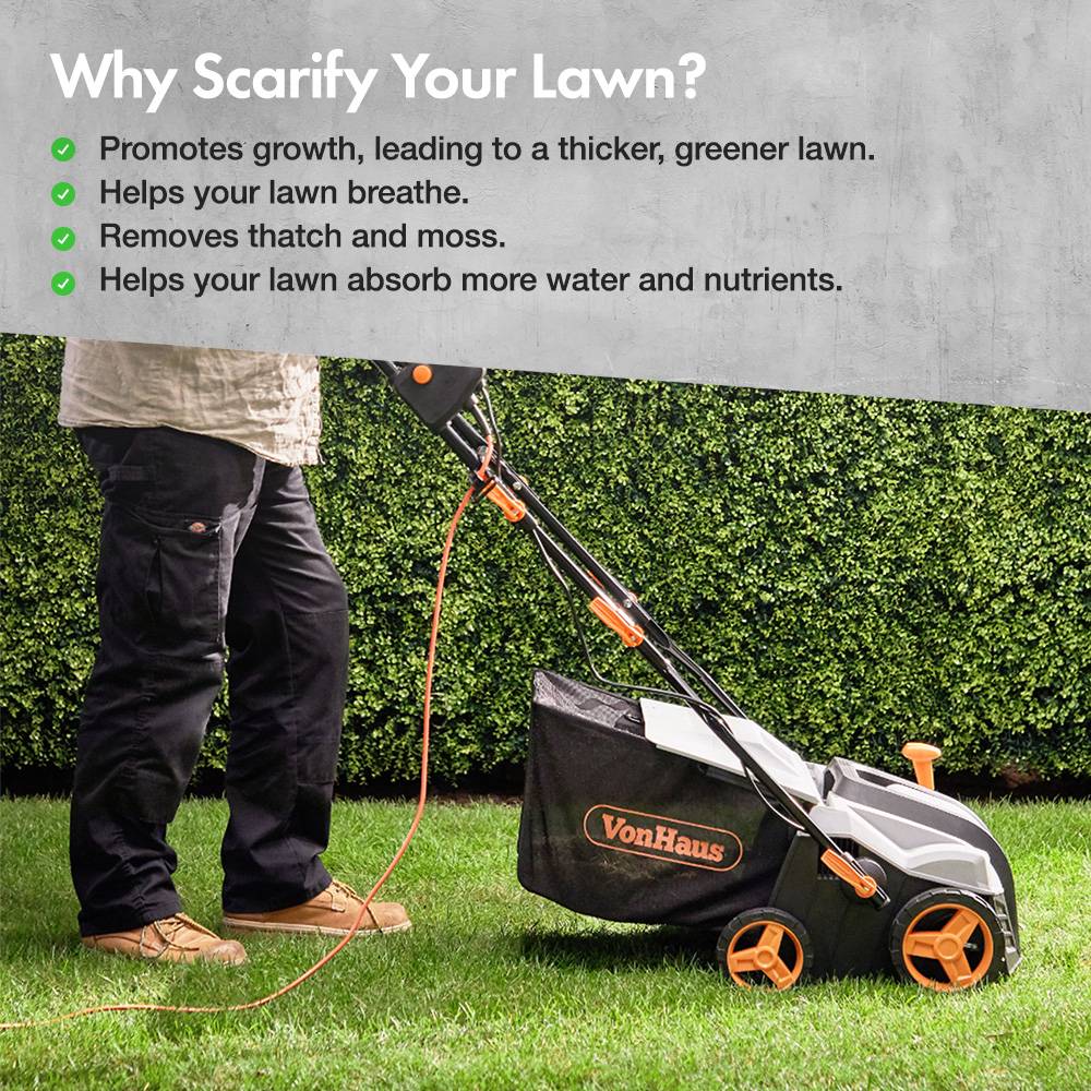 2-in-1 Scarifier & Aerator 1800W