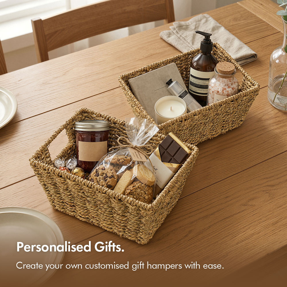 Seagrass Storage Baskets - Set of 4 
