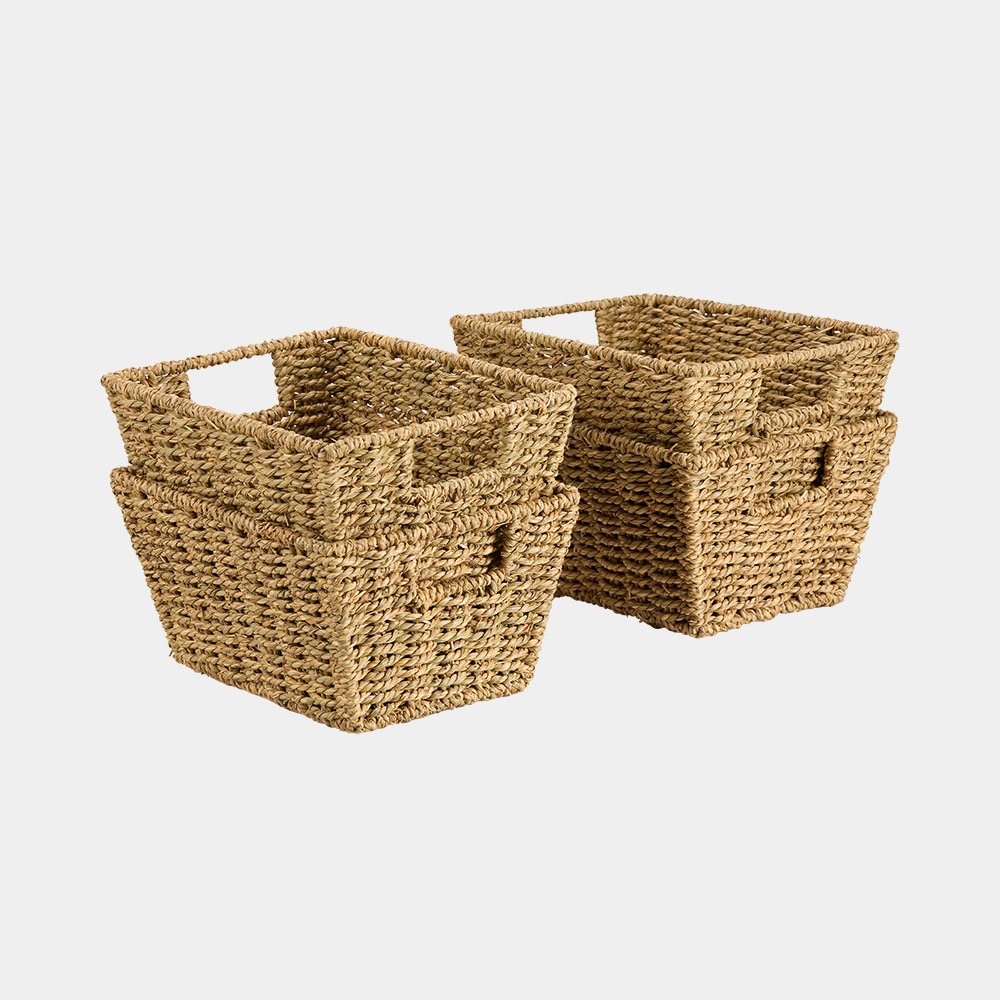 Seagrass Storage Baskets - Set of 4 