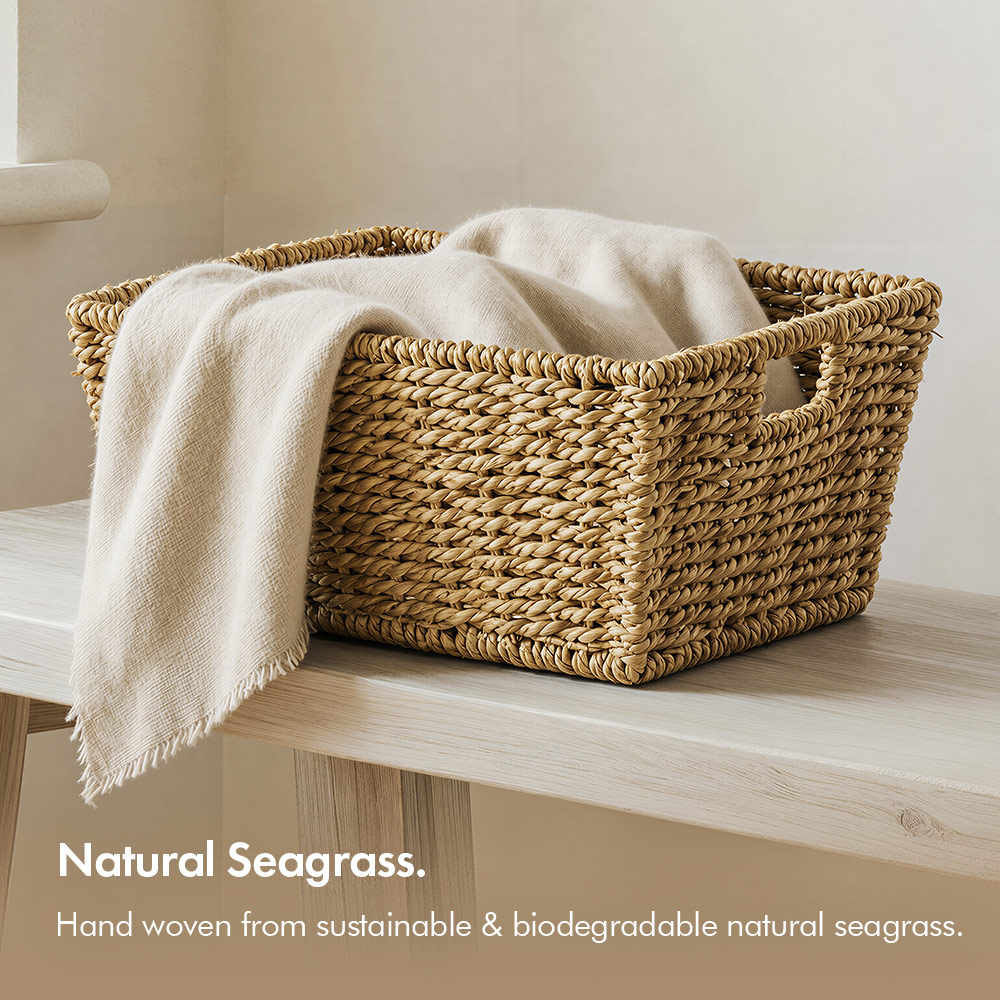 Seagrass Storage Baskets - Set of 4 