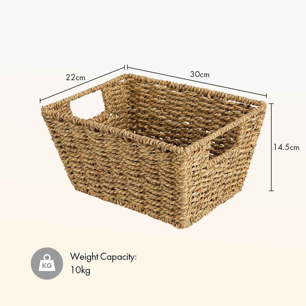 Seagrass Storage Baskets - Set of 4 