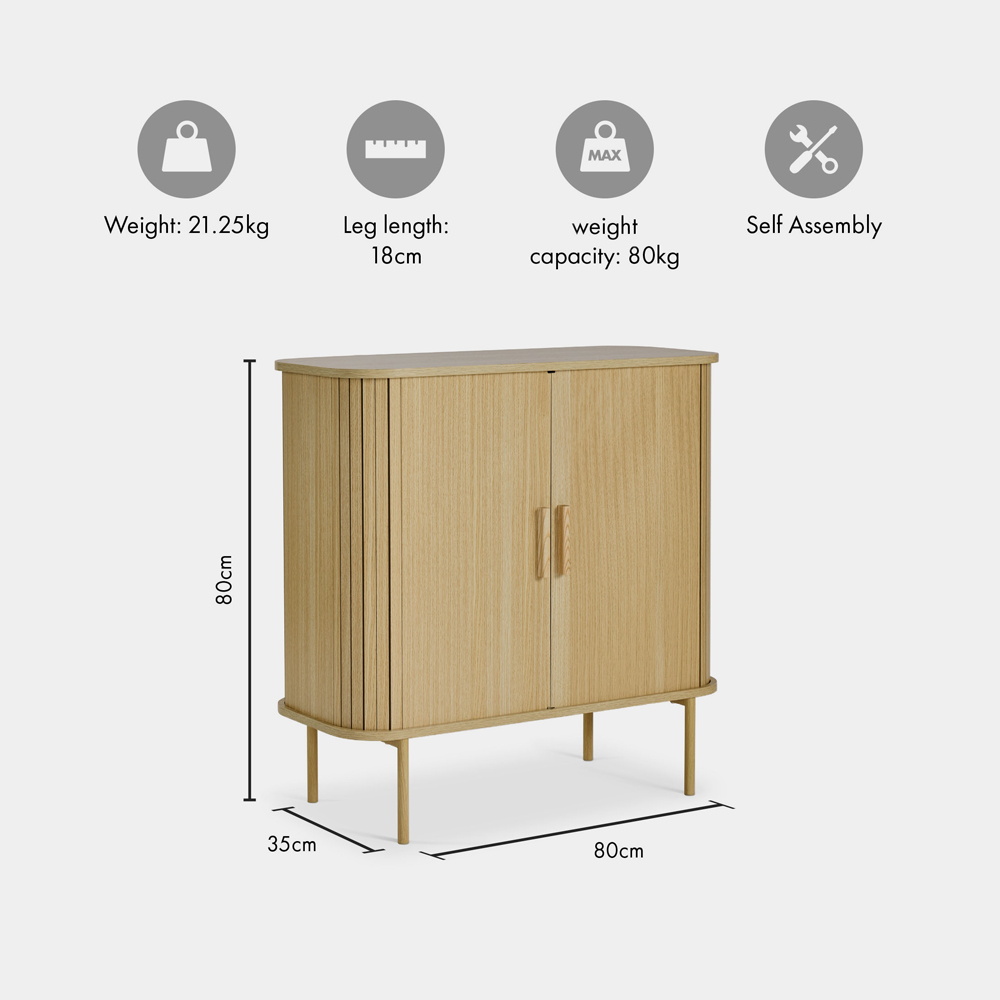 Landos Sideboard with Sliding Doors
