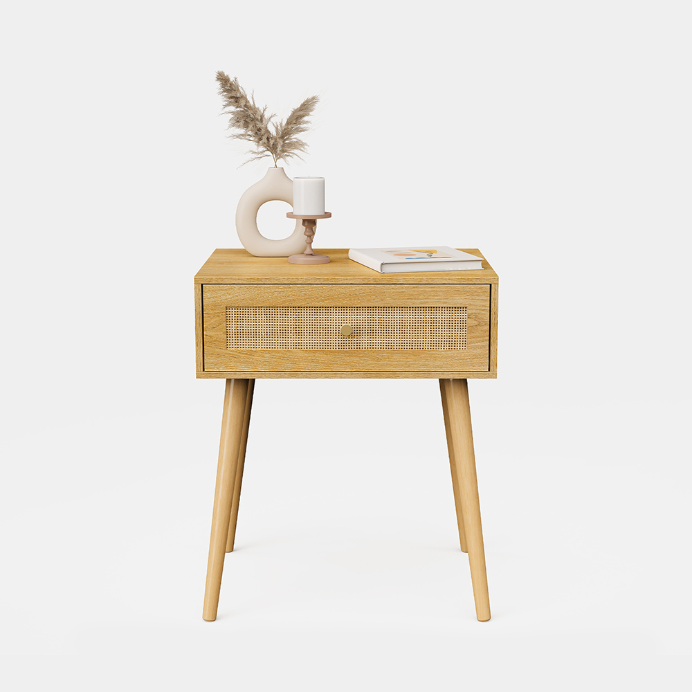 Sienna Rattan Bedside Tables Set of 2