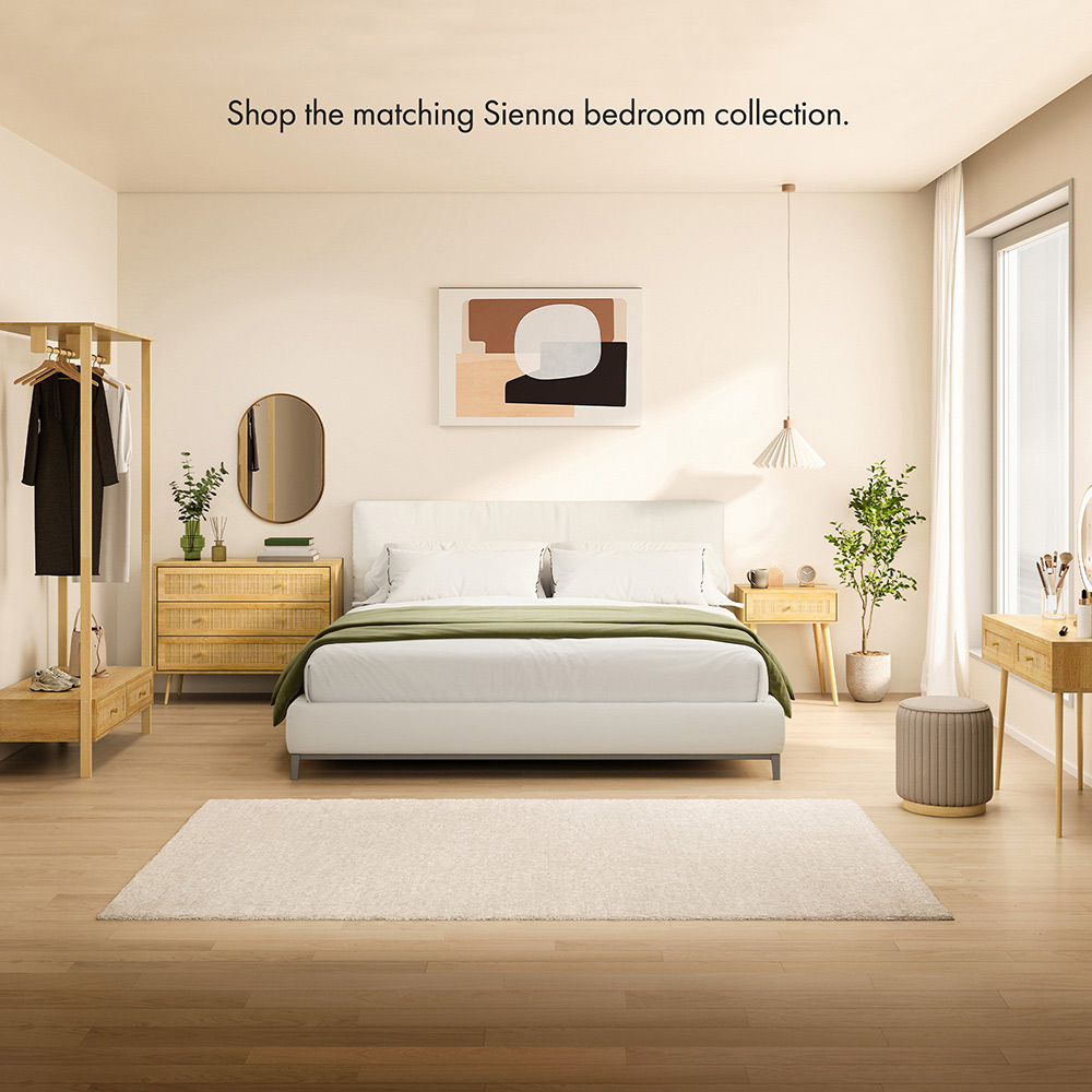 Sienna Rattan Bedside Tables Set of 2