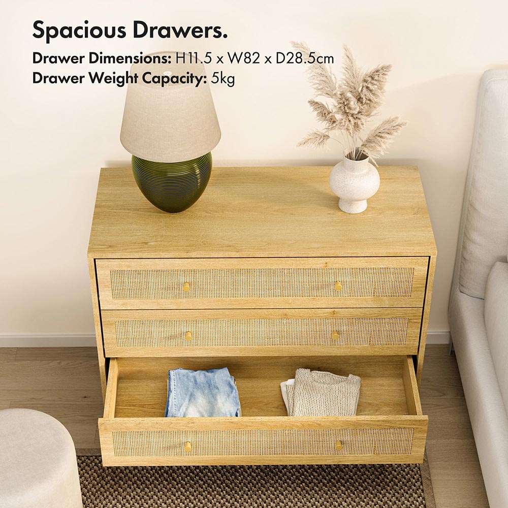 Sienna Rattan Chest of Drawers