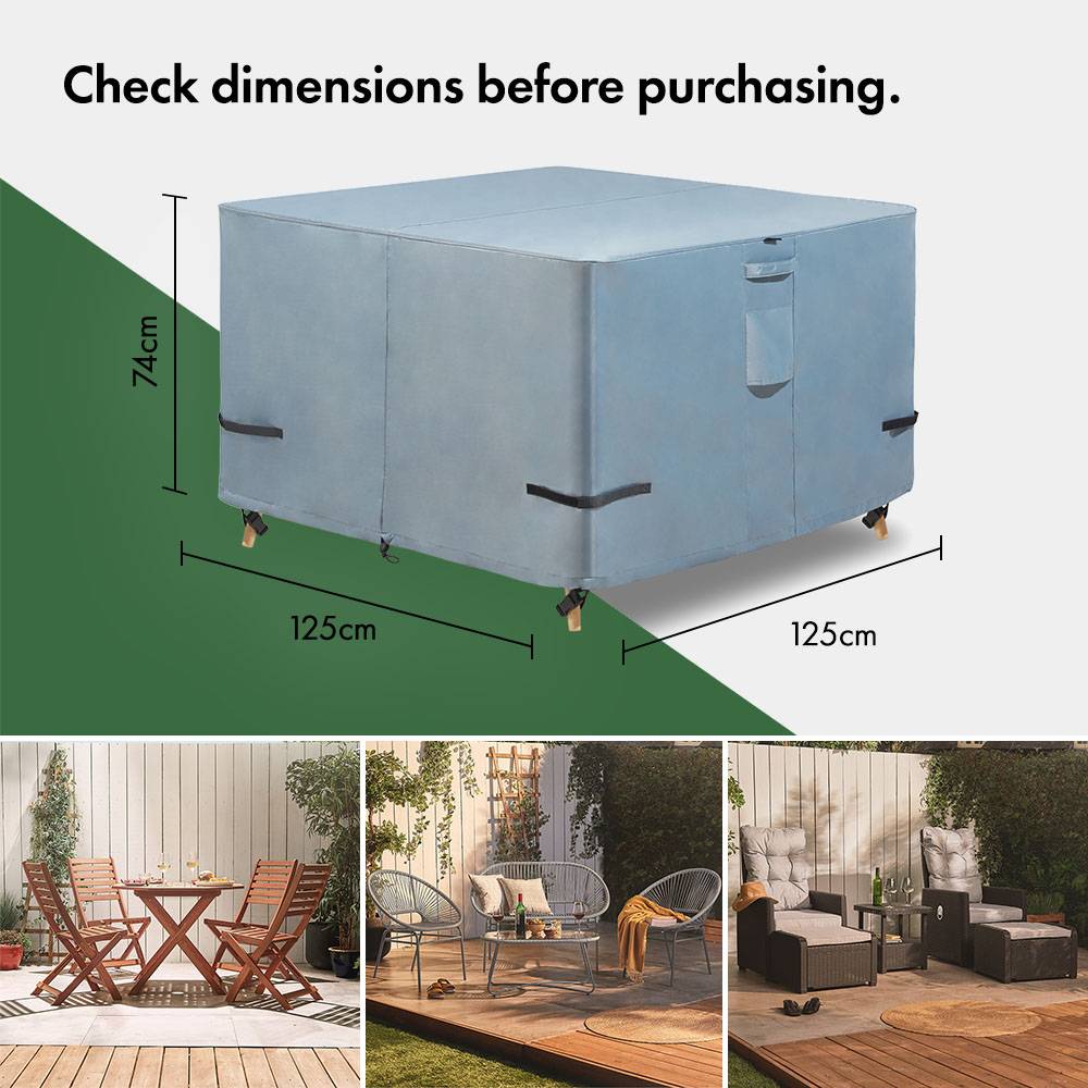 Garden Furniture Cover  (H) 74cm x (W) 125cm