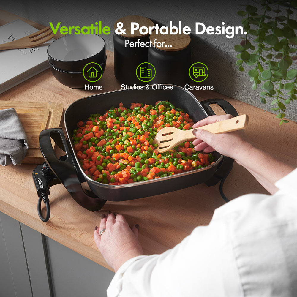 Square Electric Frying Pan - 30cm