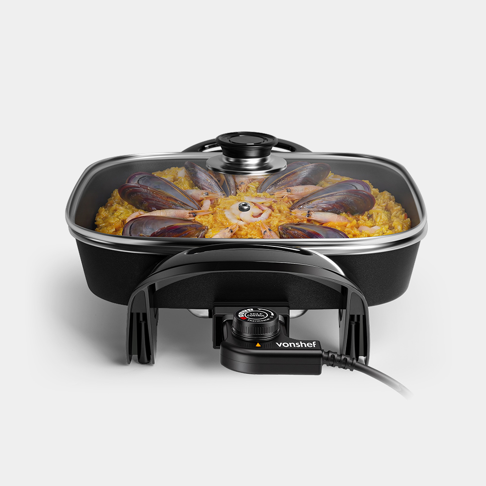 Square Electric Frying Pan - 30cm