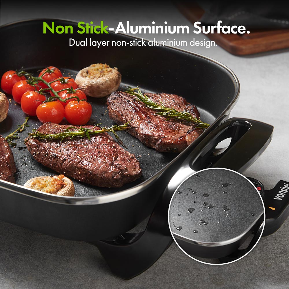 Square Electric Frying Pan - 30cm
