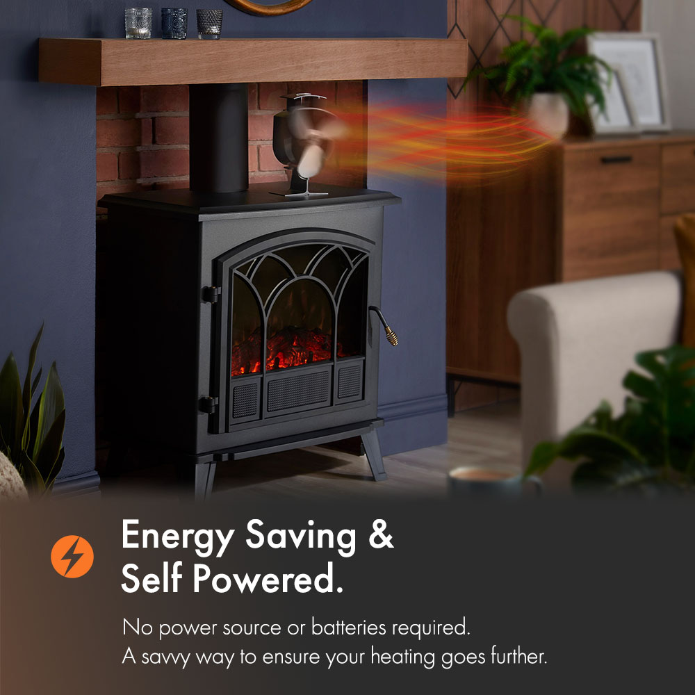 3 Blade Stove and Log Burner Fan 