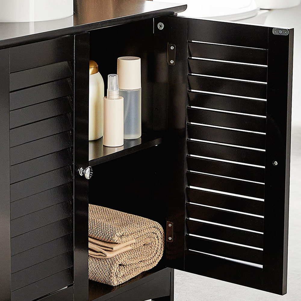 Shrewsbury Black Under Sink Storage Cabinet