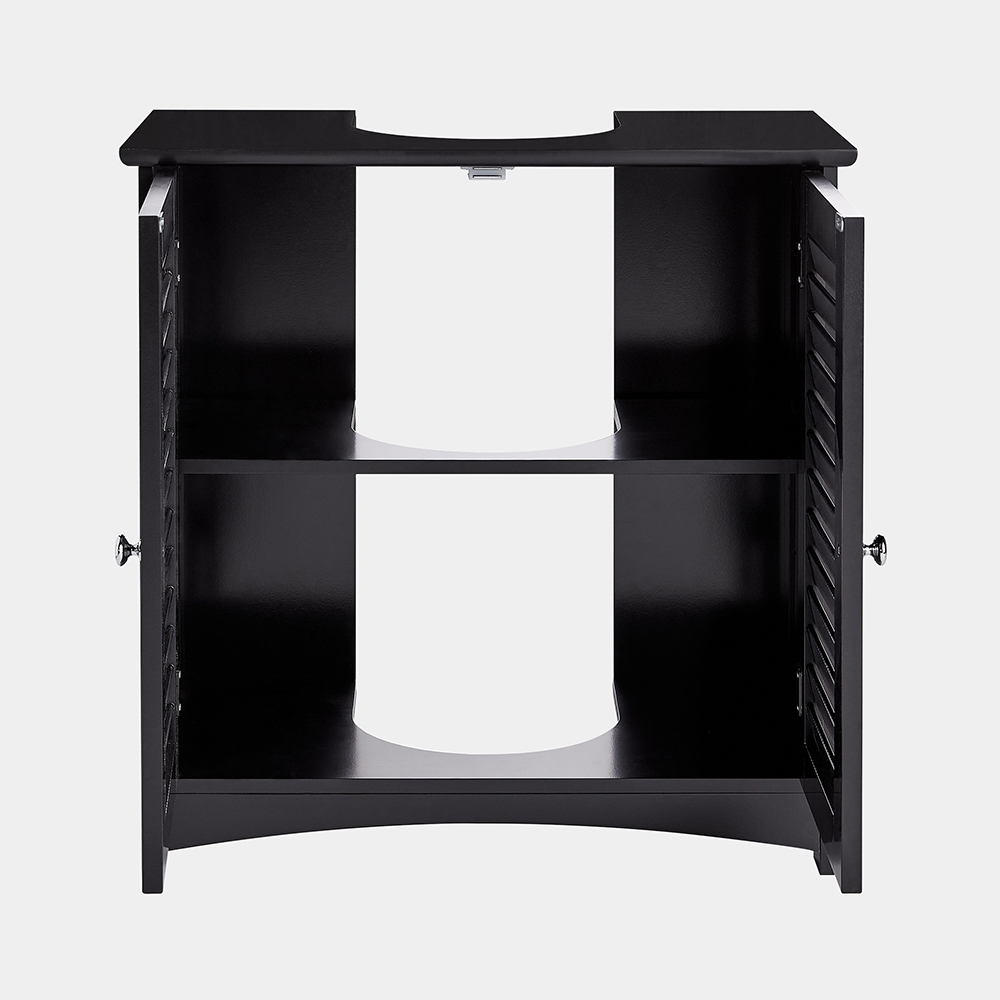 Shrewsbury Black Under Sink Storage Cabinet