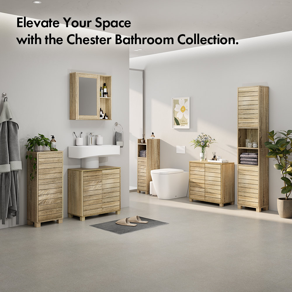 Chester Tallboy Bathroom Cabinet