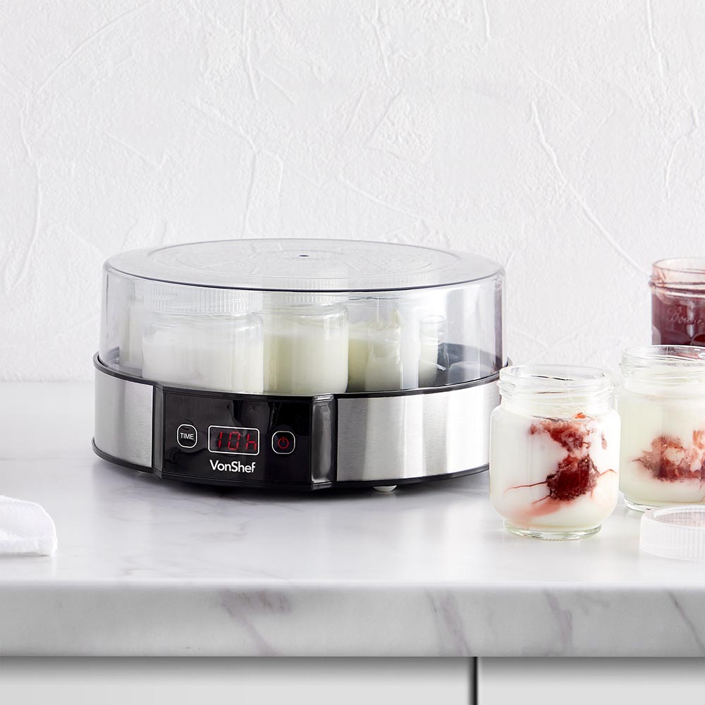 Electric Yoghurt Maker with 7 Jars